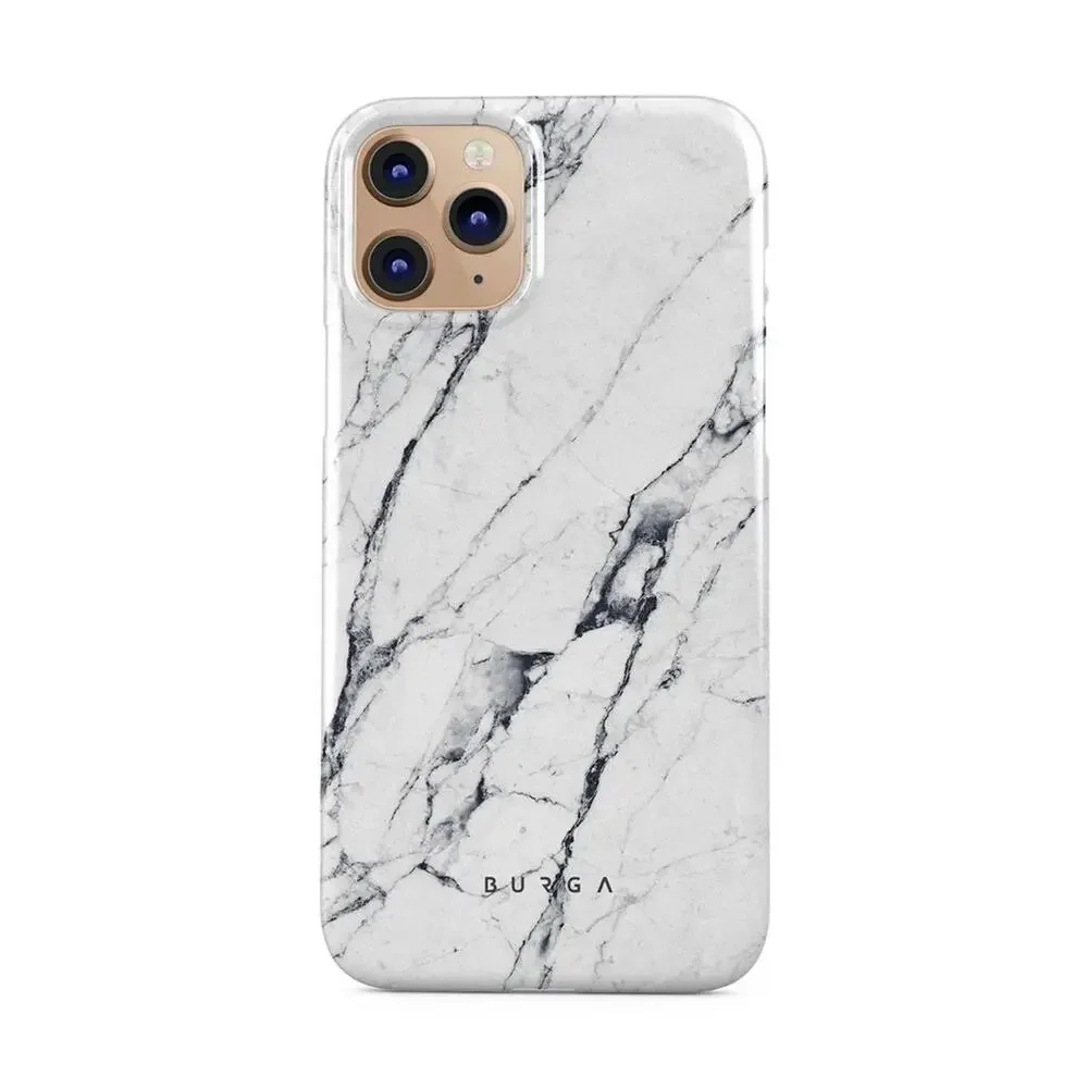Burga White Gray Black Marble iPhone Snap Case 11 Pro Max NWT